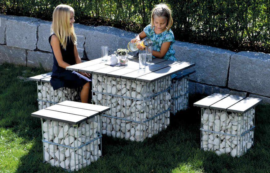 PERGONE Tabouret de jardin